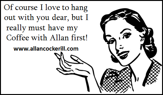 I must catch up with Allan Cockerill
